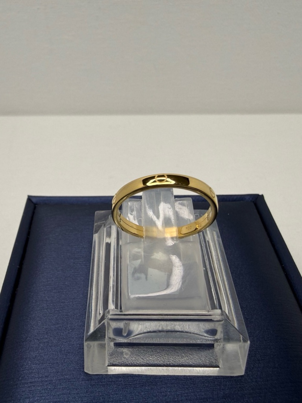 18K Genuine Gold Band/Ring (2.5mm)